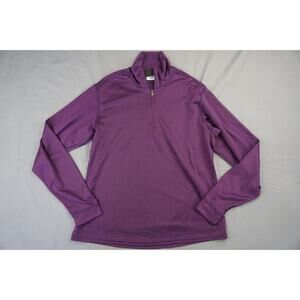 Patagonia vintage USA Made Long Sleeve Capilene 1/4 Zip Shirt Women's Size XS